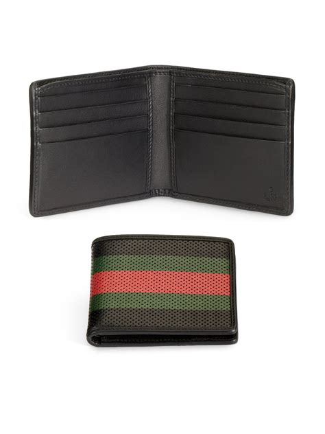 gucci perforated wallet|Gucci wallets for women.